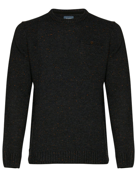 Pullover - Slim Fit - raven - grau