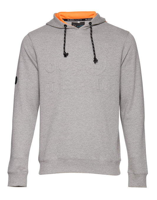 Sweatshirt mit Kapuze - grau