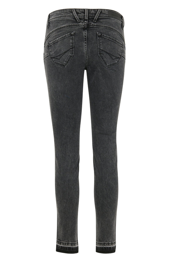 jeans - low waist - schwarz