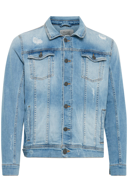 Jeansjacke - hellblau