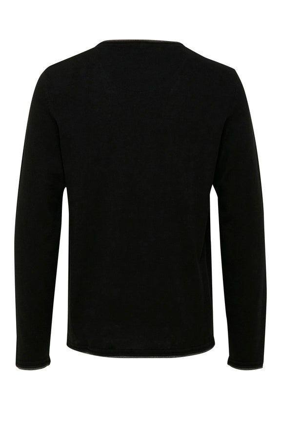 pullover - slim fit - schwarz