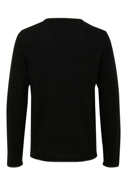 Pullover - Slim Fit - schwarz