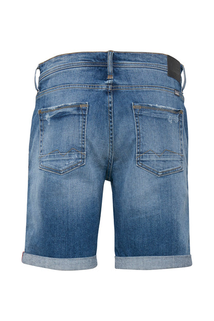 Denim Shorts - Slim Fit - blau