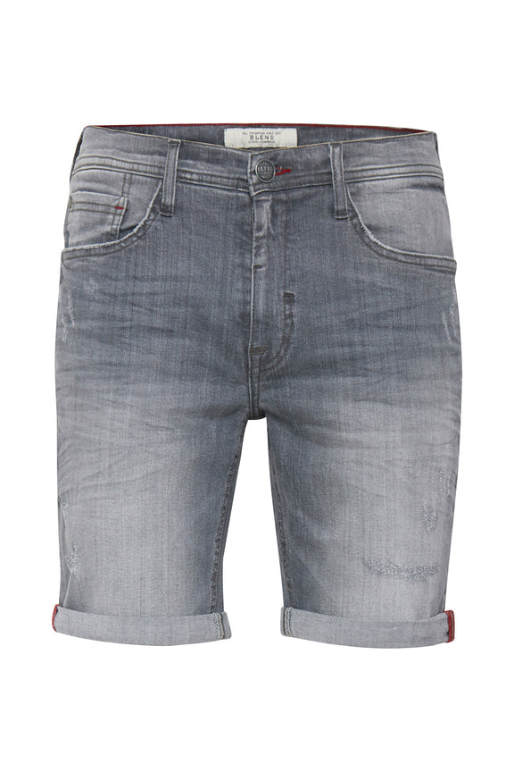 denim shorts - slim fit - grau