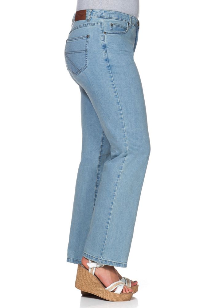 gerade stretch-jeans lana - blau