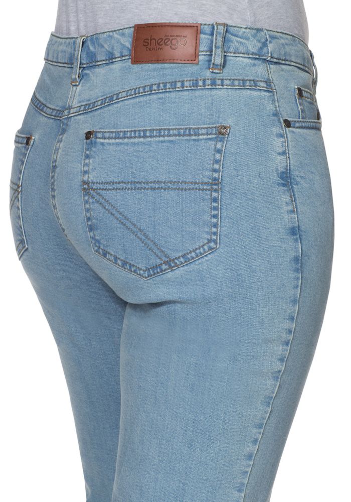 gerade stretch-jeans lana - blau