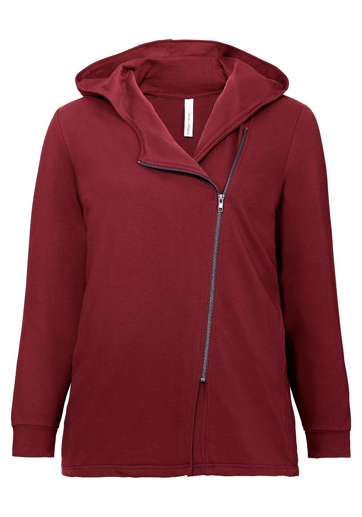 longsweatjacke - bordeauxrot