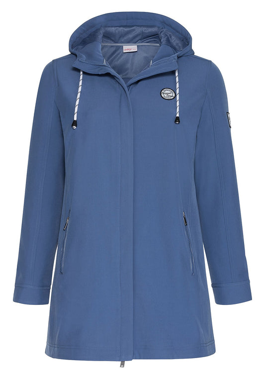 Long - Softshelljacke - blau