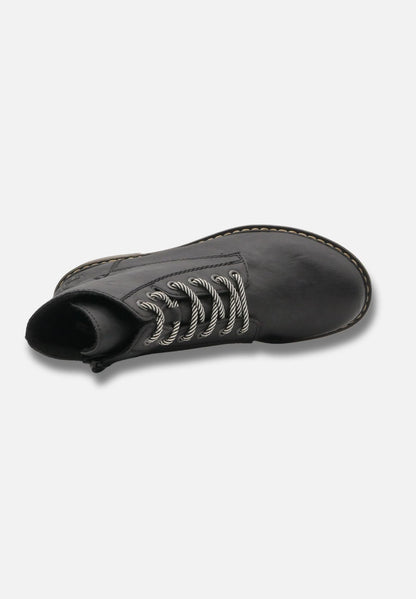 Schnürstiefel - Stiefeletten - schwarz