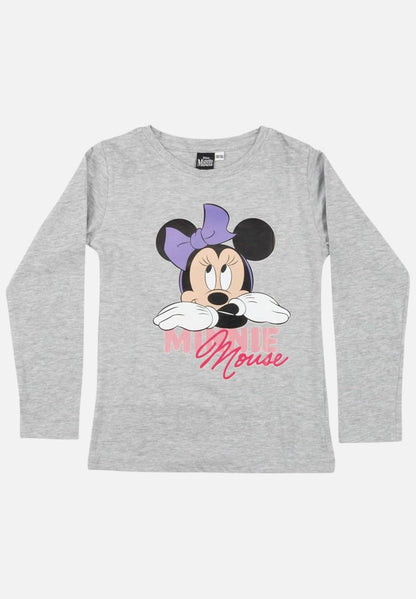 Pyjama Set Langarm - grau/pink