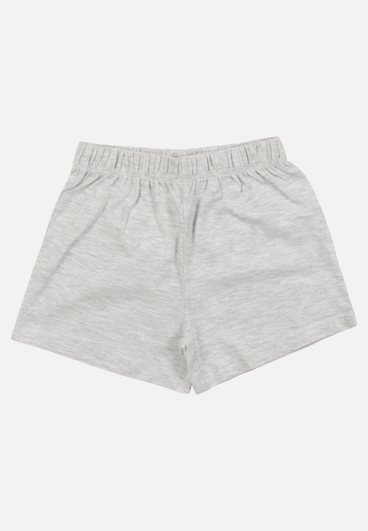 Pyjama Set Kurz - grau/rosa