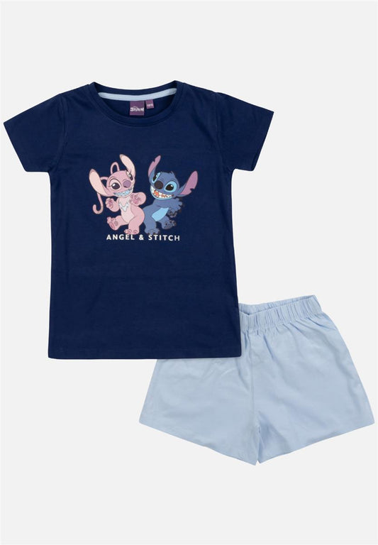 Pyjama Set Lang - blau