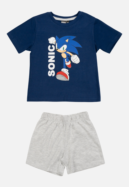 Pyjama Set Kurz - blau