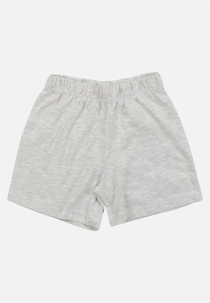 pyjama set kurz - blau/grau