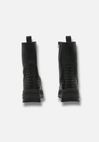 Foulardcalf - Boots - schwarz