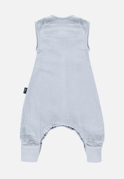 Schlafsack mit Beinen Light Mull - hellblau