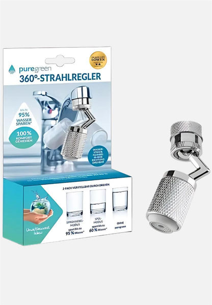 Wasseramaturenstrahlregler 360° - silber