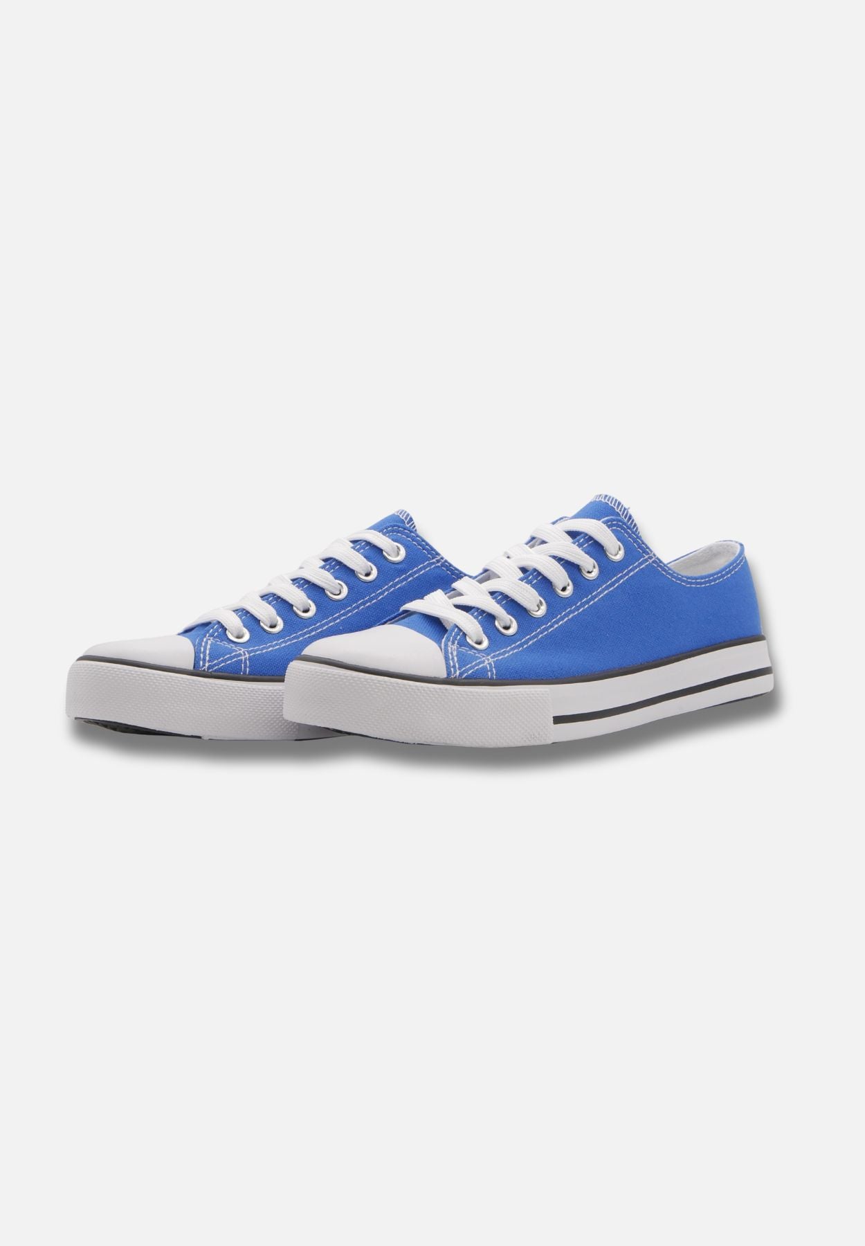 schnürschuh - sneaker low - blau
