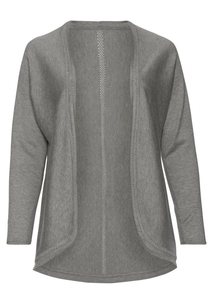 strickjacke - grau