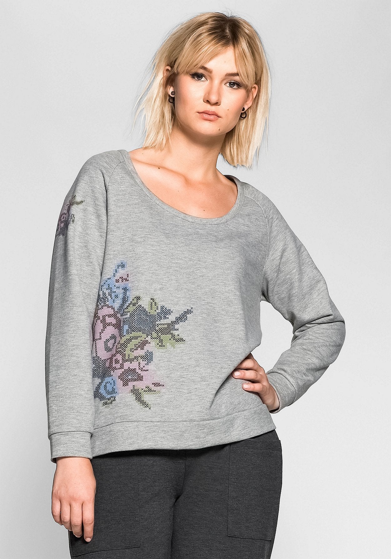 sweatshirt - grau