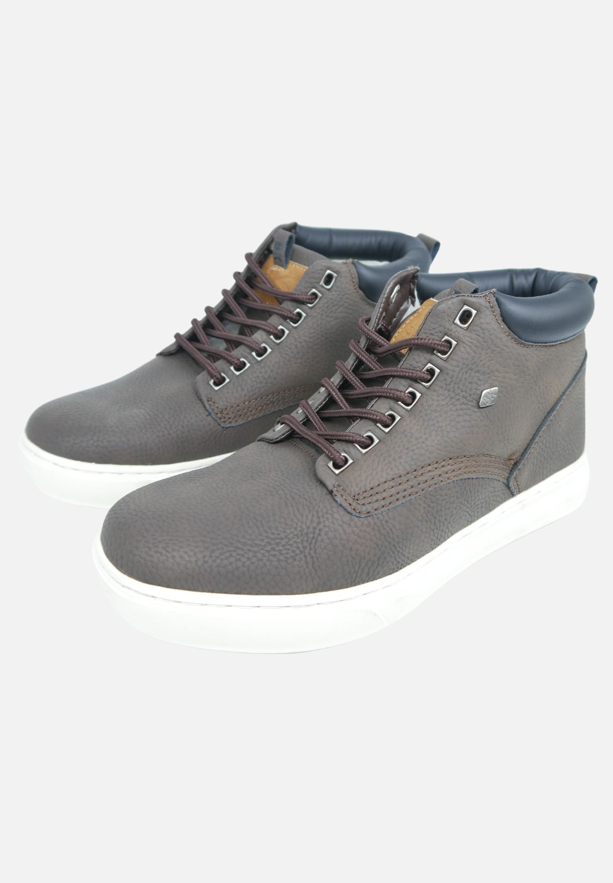 wood - sneaker mid - schwarz