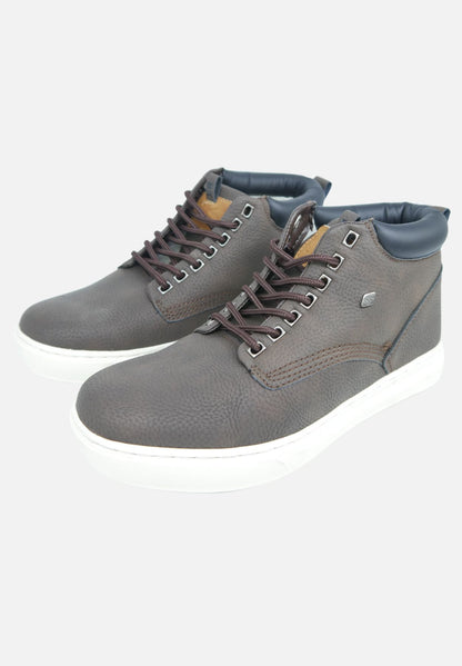 Wood - Sneaker mid - schwarz