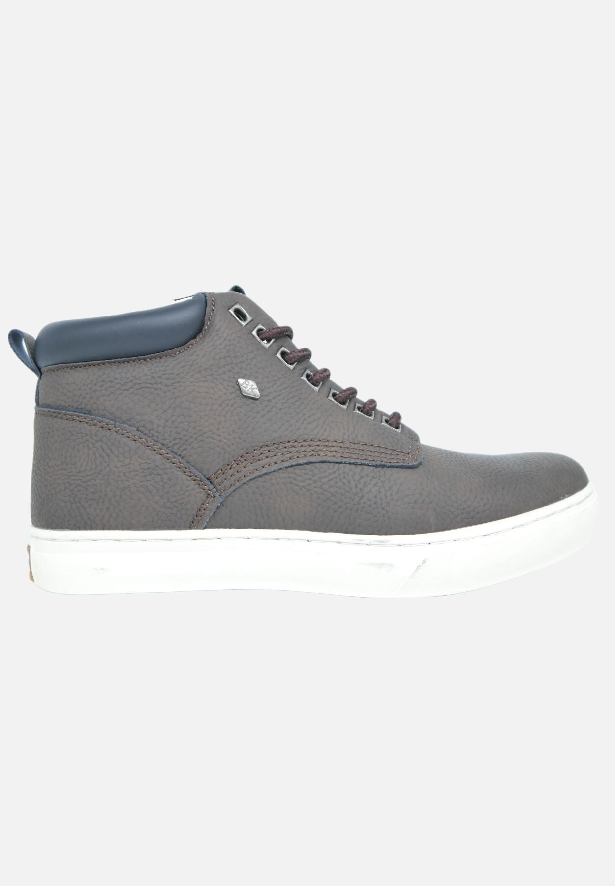 wood - sneaker mid - schwarz