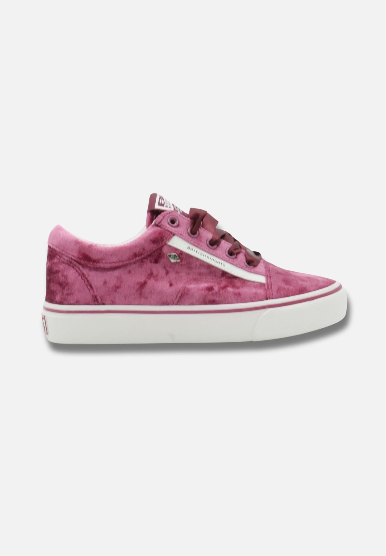 mack sneaker low - magenta - rot