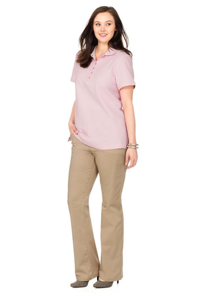 Bootcut-Stretch-Hose - beige