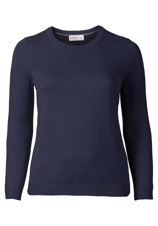 BASIC Pullover - dunkelblau