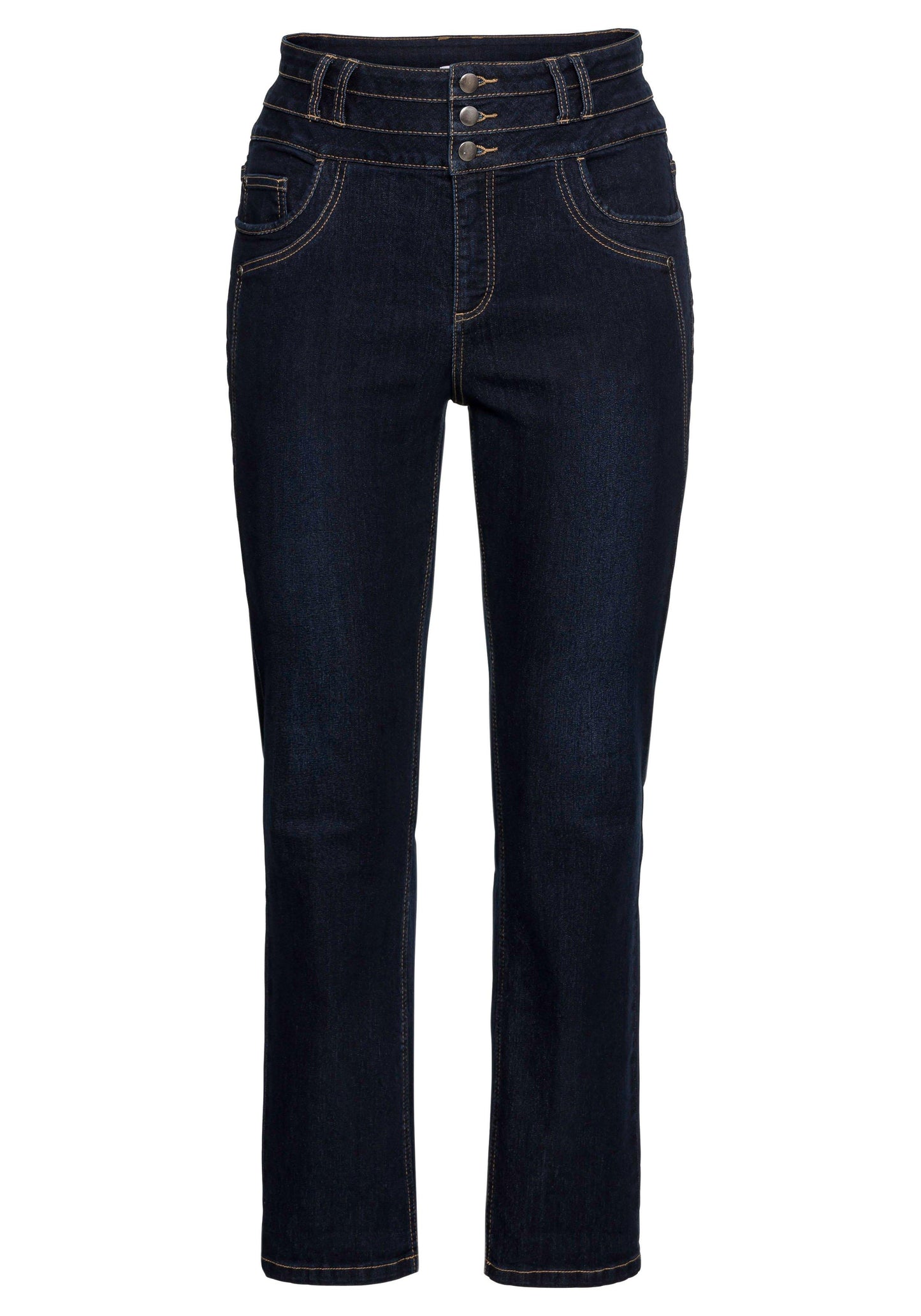 jeans - high waist - dunkelblau