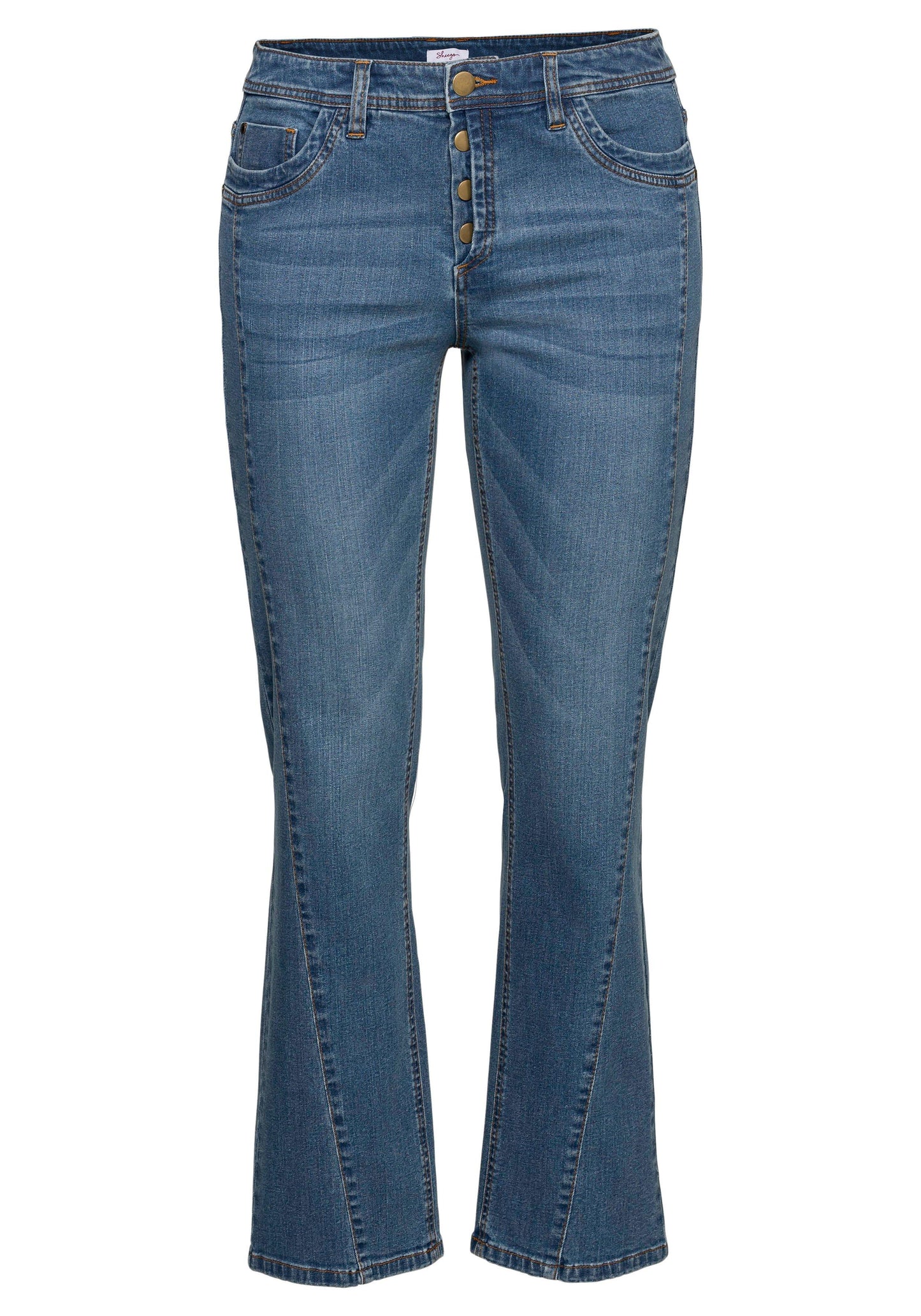 jeans - gerade stretch - blau