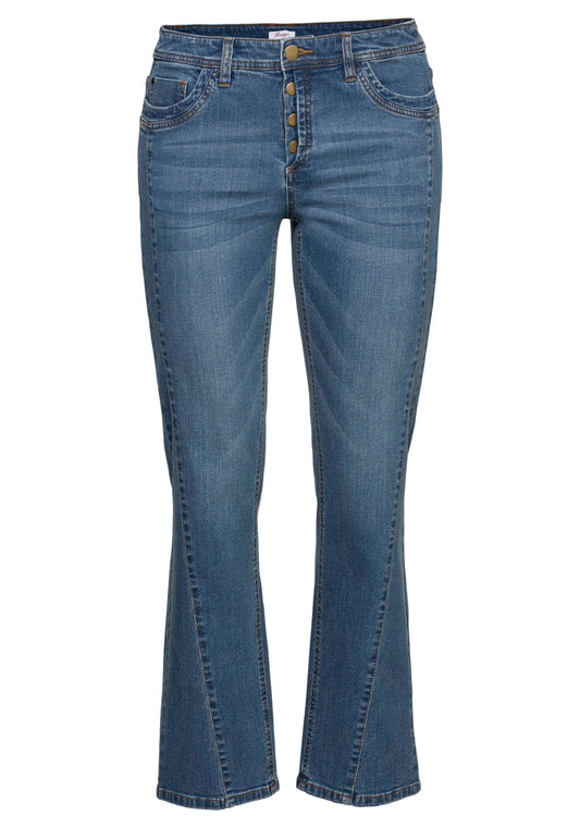 Jeans - Gerade Stretch - blau