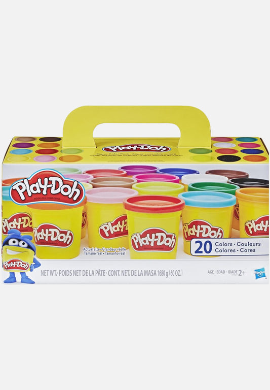 Super Farbenset - Knete - mehrfarbig