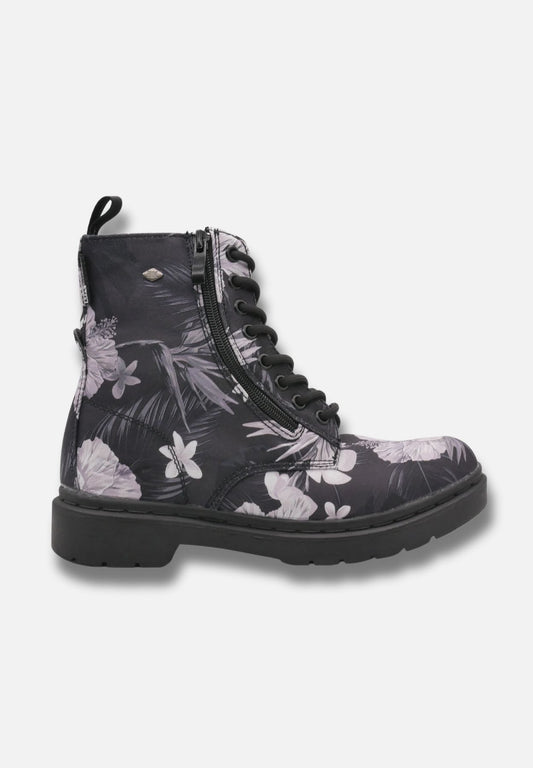 Blake - Boots - Blumen - schwarz