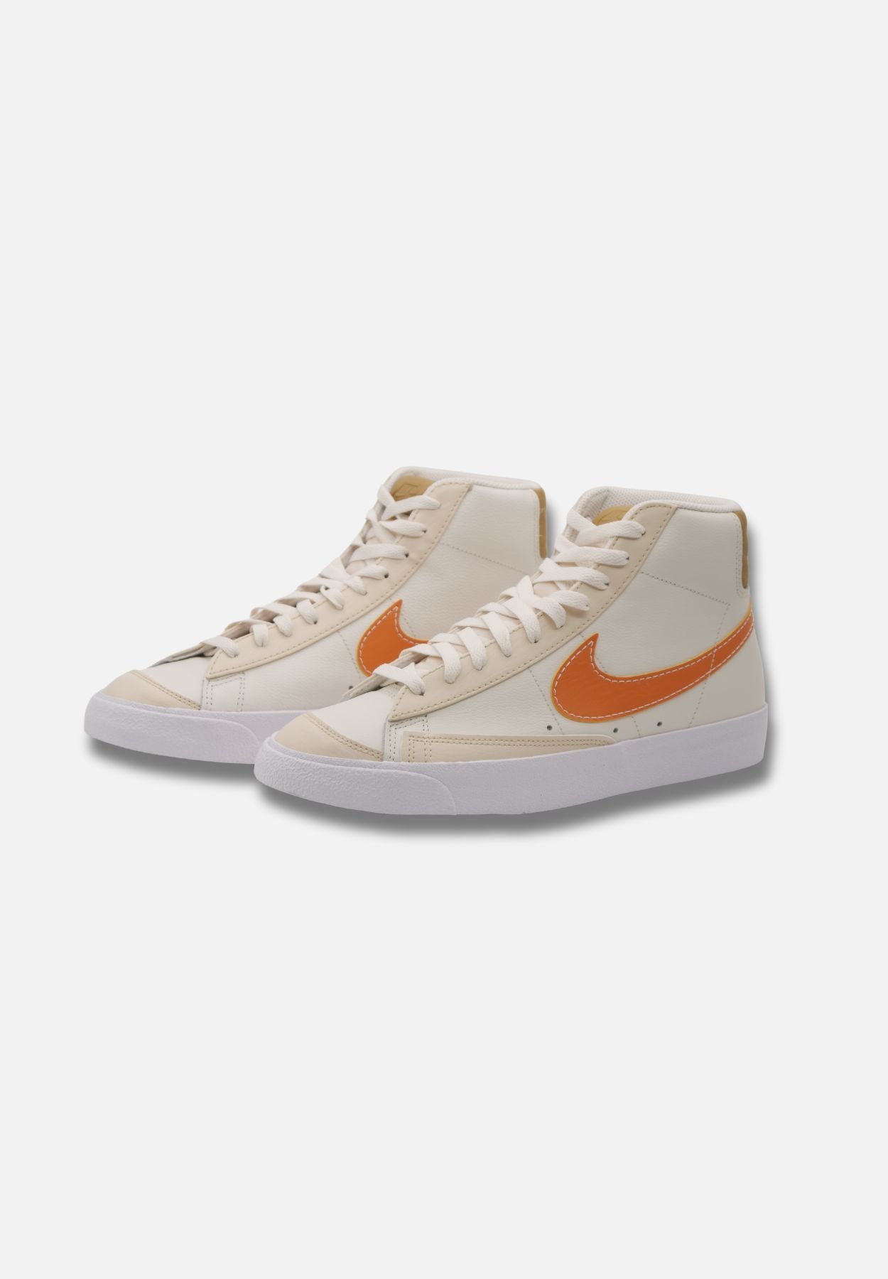 blazer mid '77 emb - sneaker high - weiß