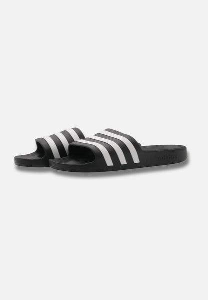 Adilette Aqua - Pantolette - schwarz