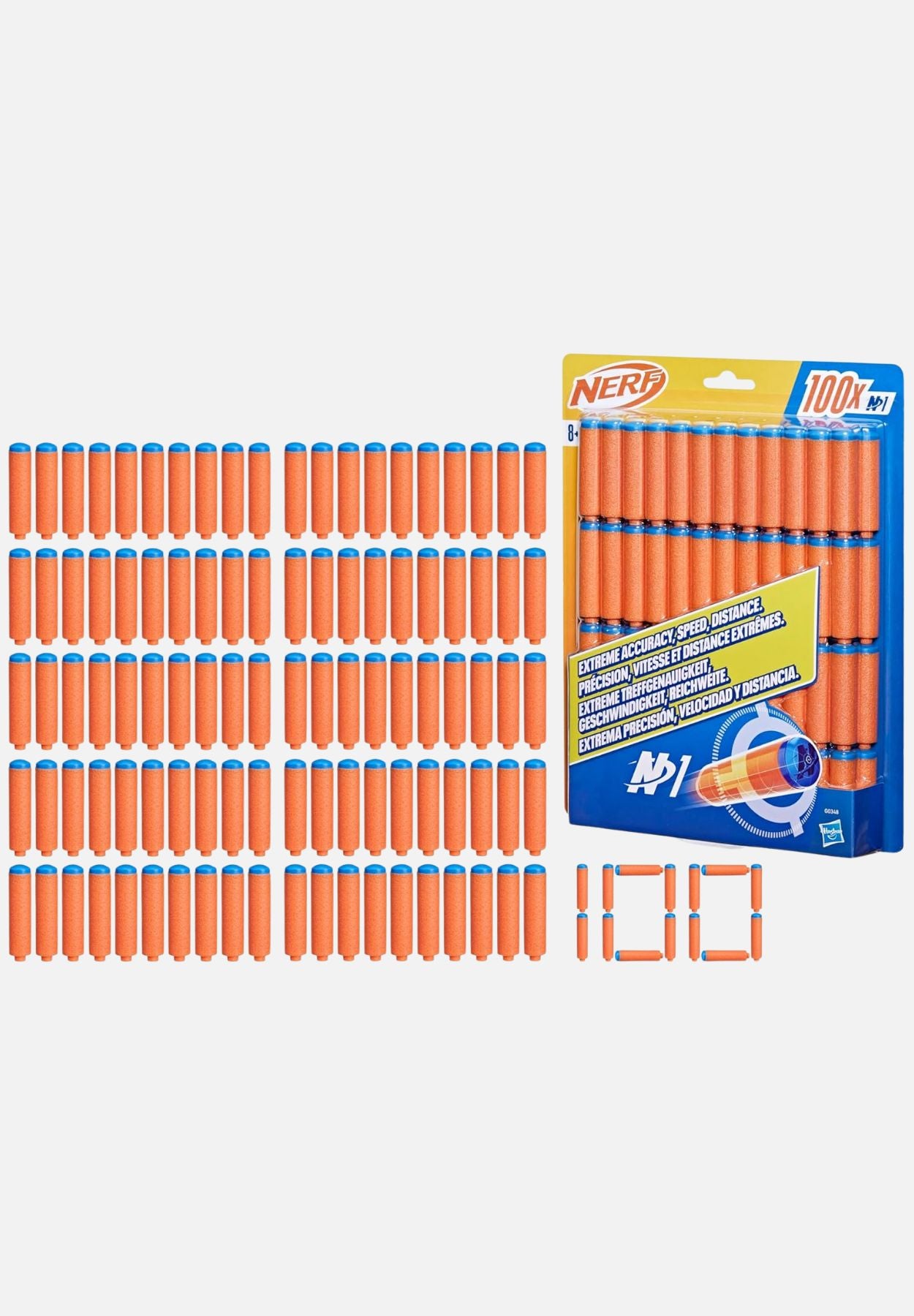 n-serie n1 nachfüllpack 100 stück - orange