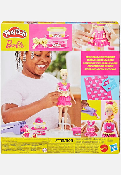 Barbie Knete Set (Rüschen & Schleifen)  | Modelliermasse für Kinder - mehrfarbig