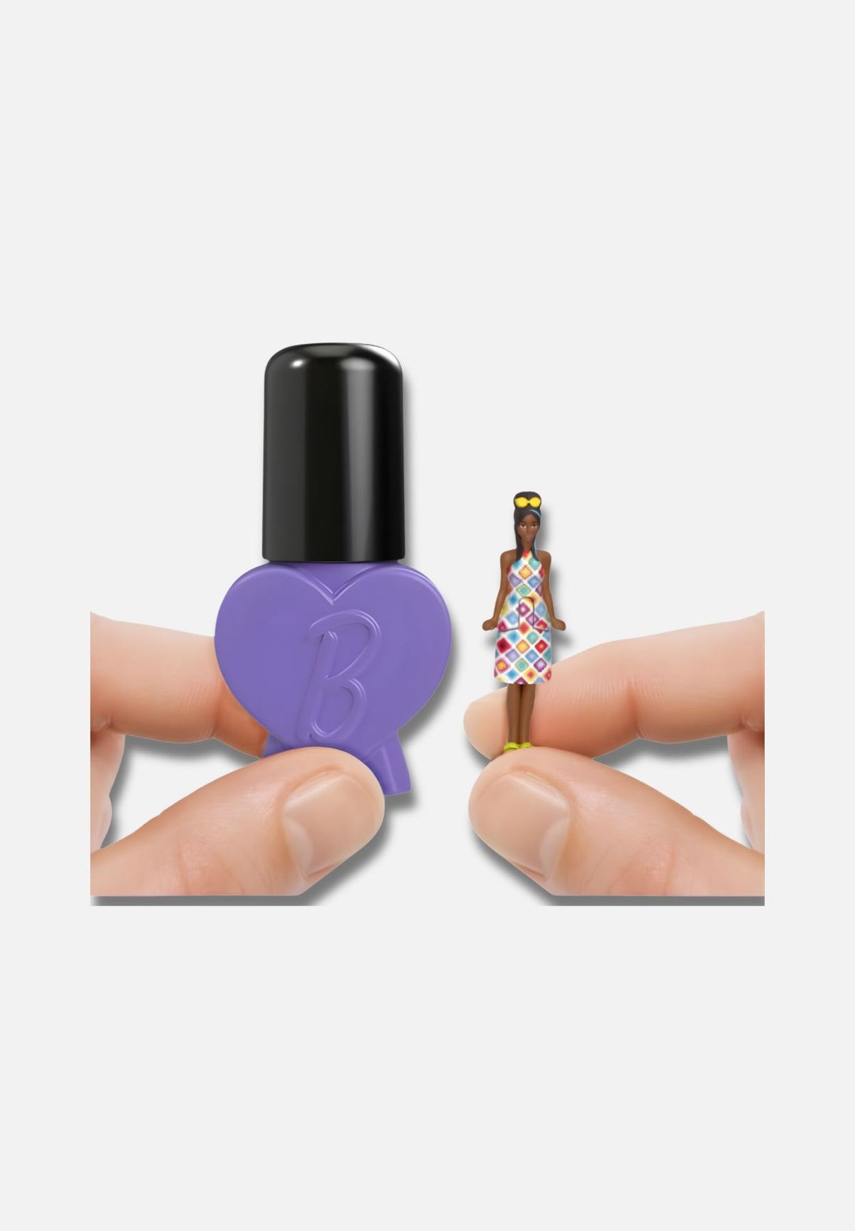 überraschungspuppe mini - nagellackflasche - mehrfarbig