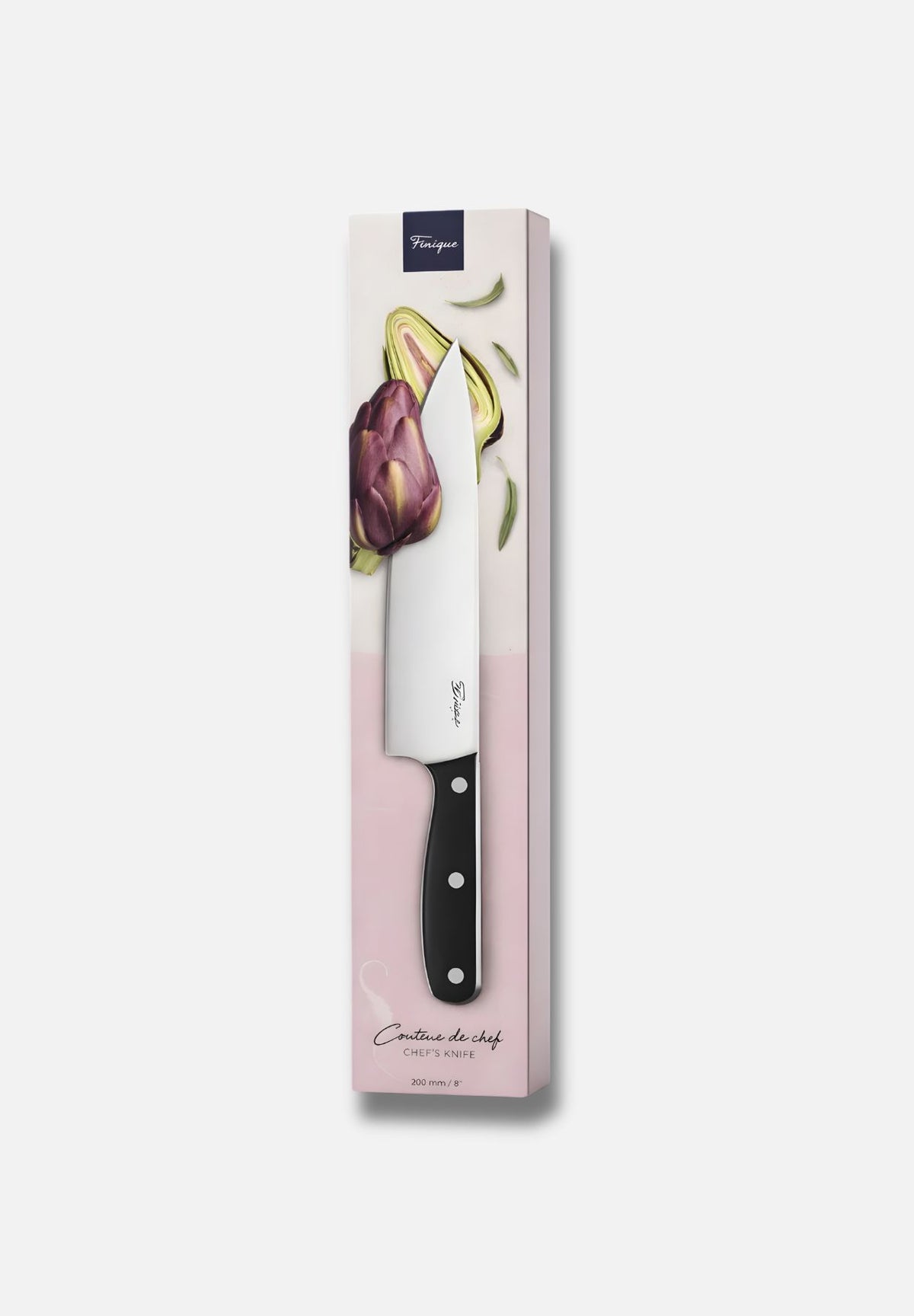 kochmesser chef - küchenwerkzeug - silber