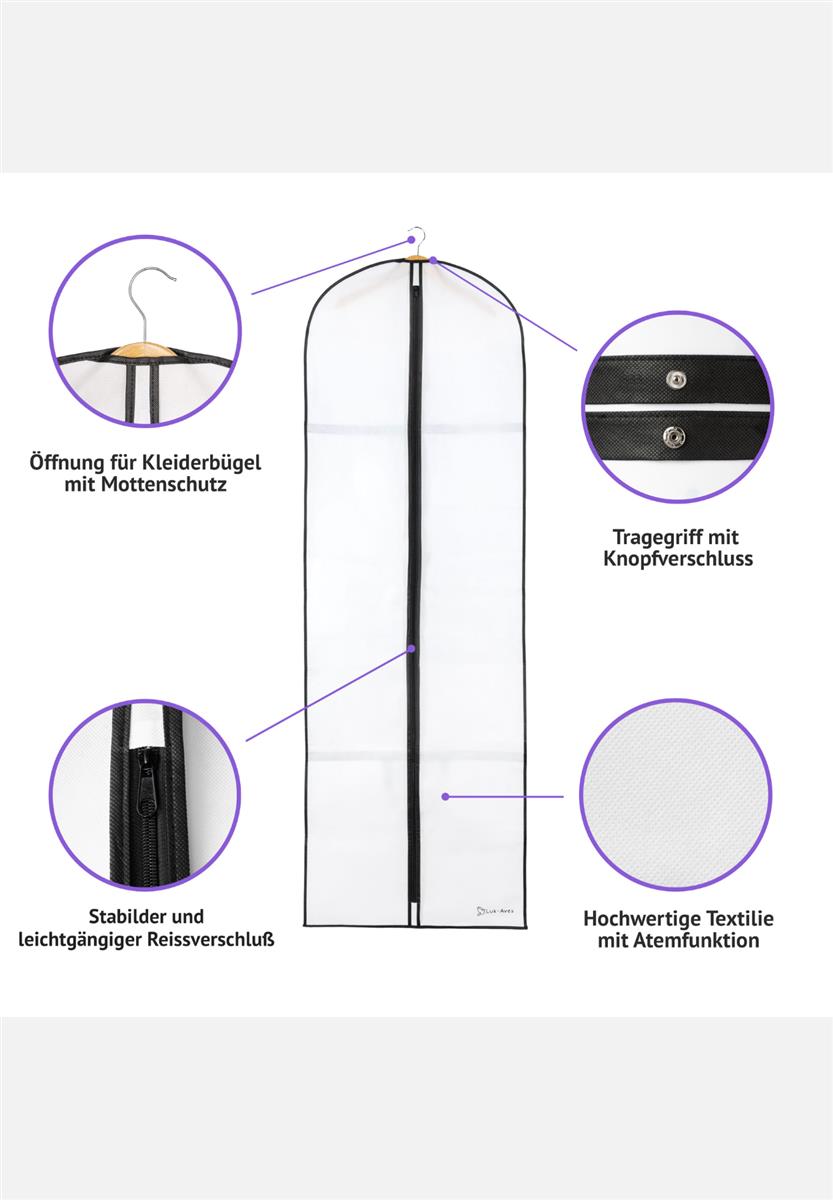 kleidungsaufbewahrungstasche - weiß