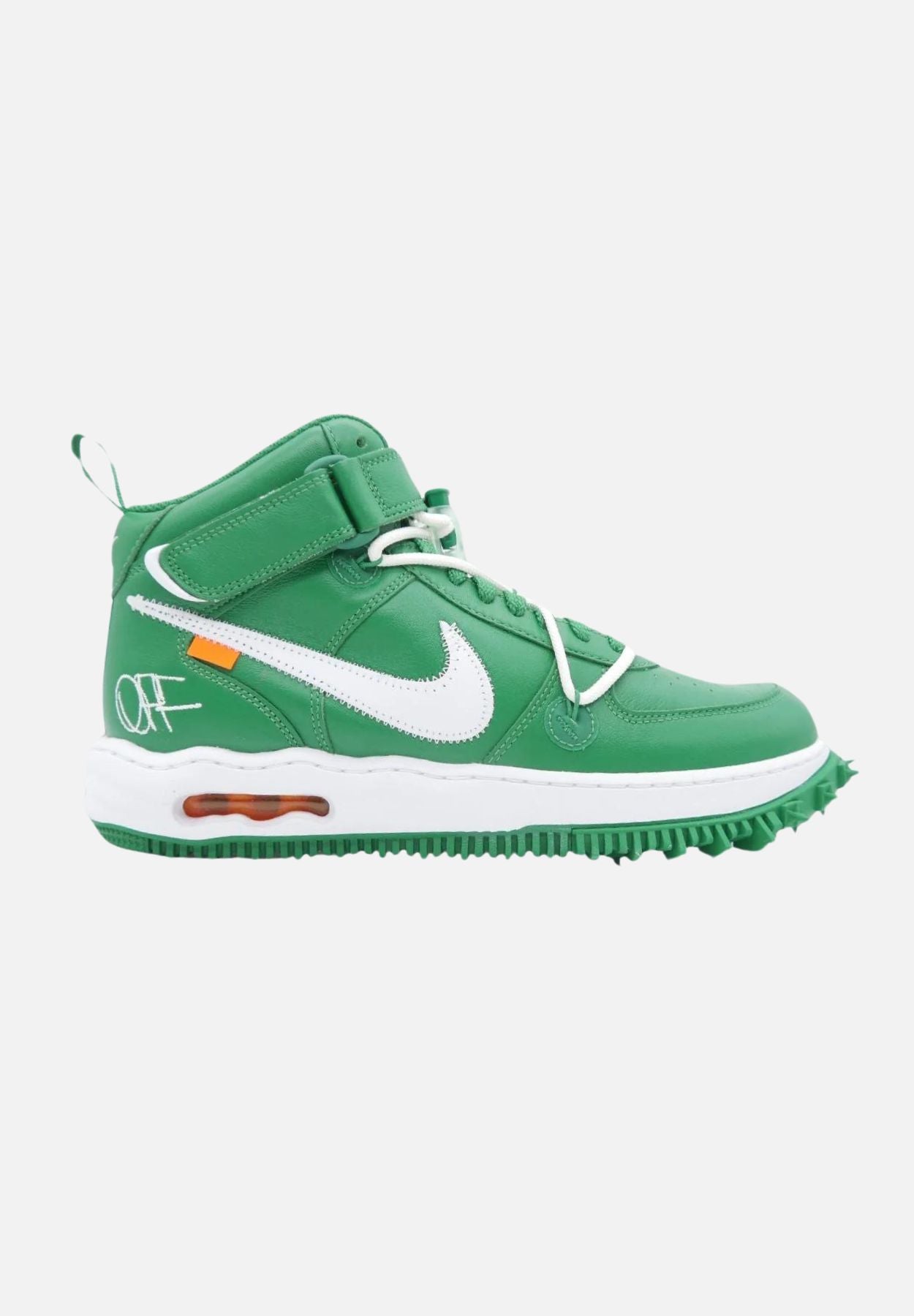 x off-white air force 1 mid sp "pine green" - sneaker mid - grün