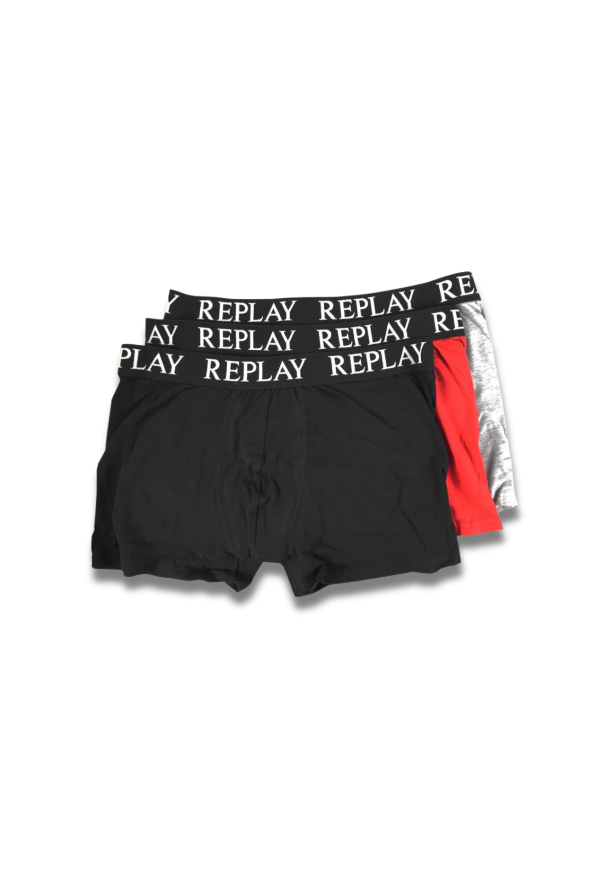 boxershorts - schwarz / rot / grau - mehrfarbig