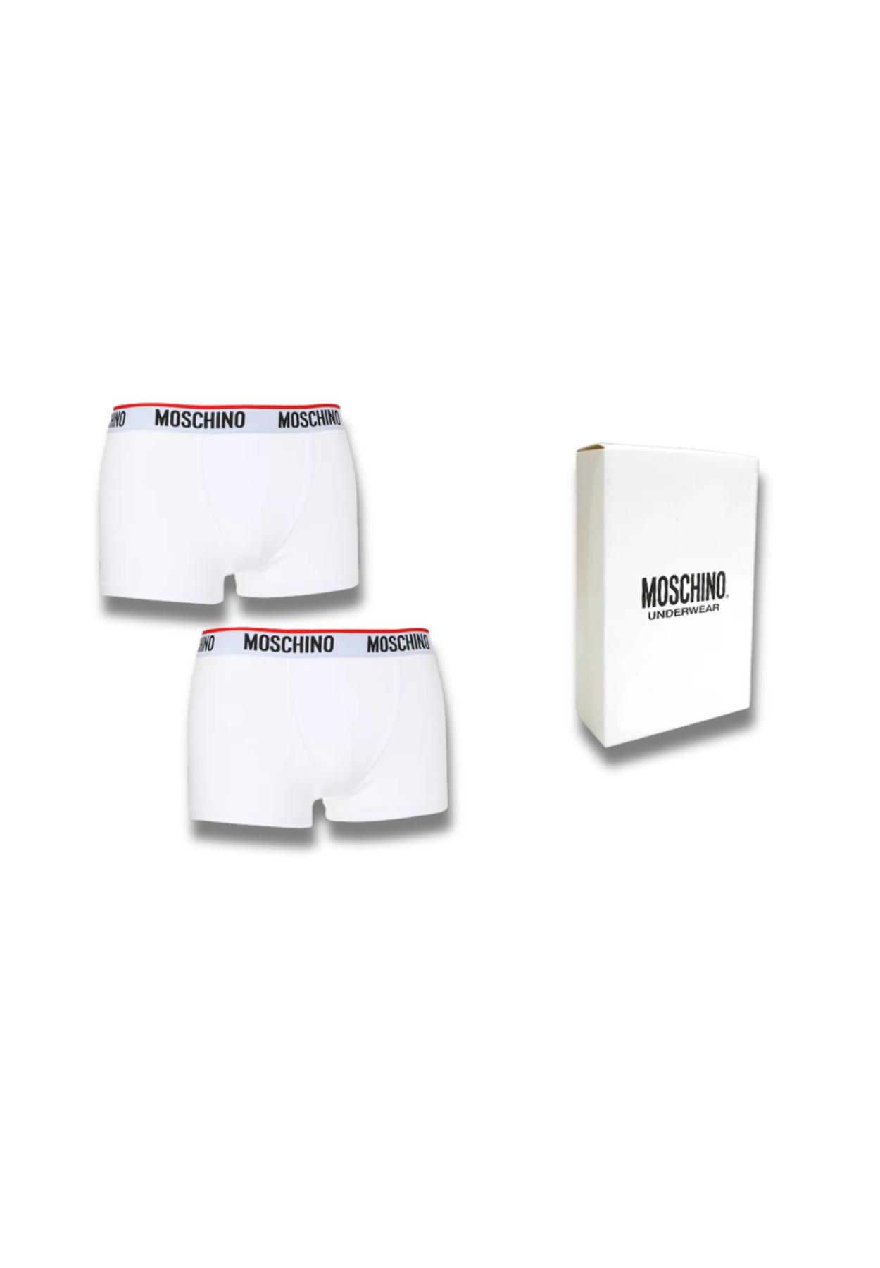 unterwäsche boxershorts 2er-pack - weiß