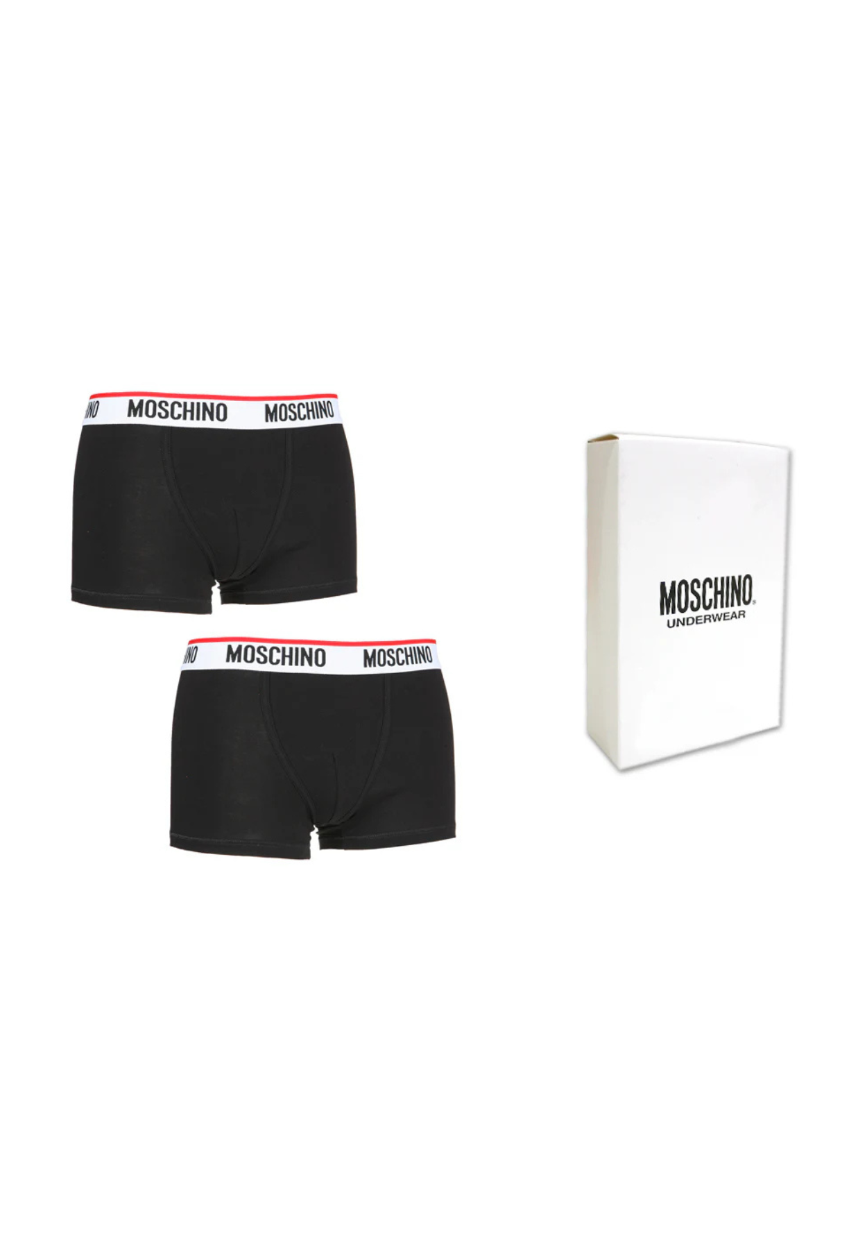 unterwäsche boxershorts 2er-pack - schwarz