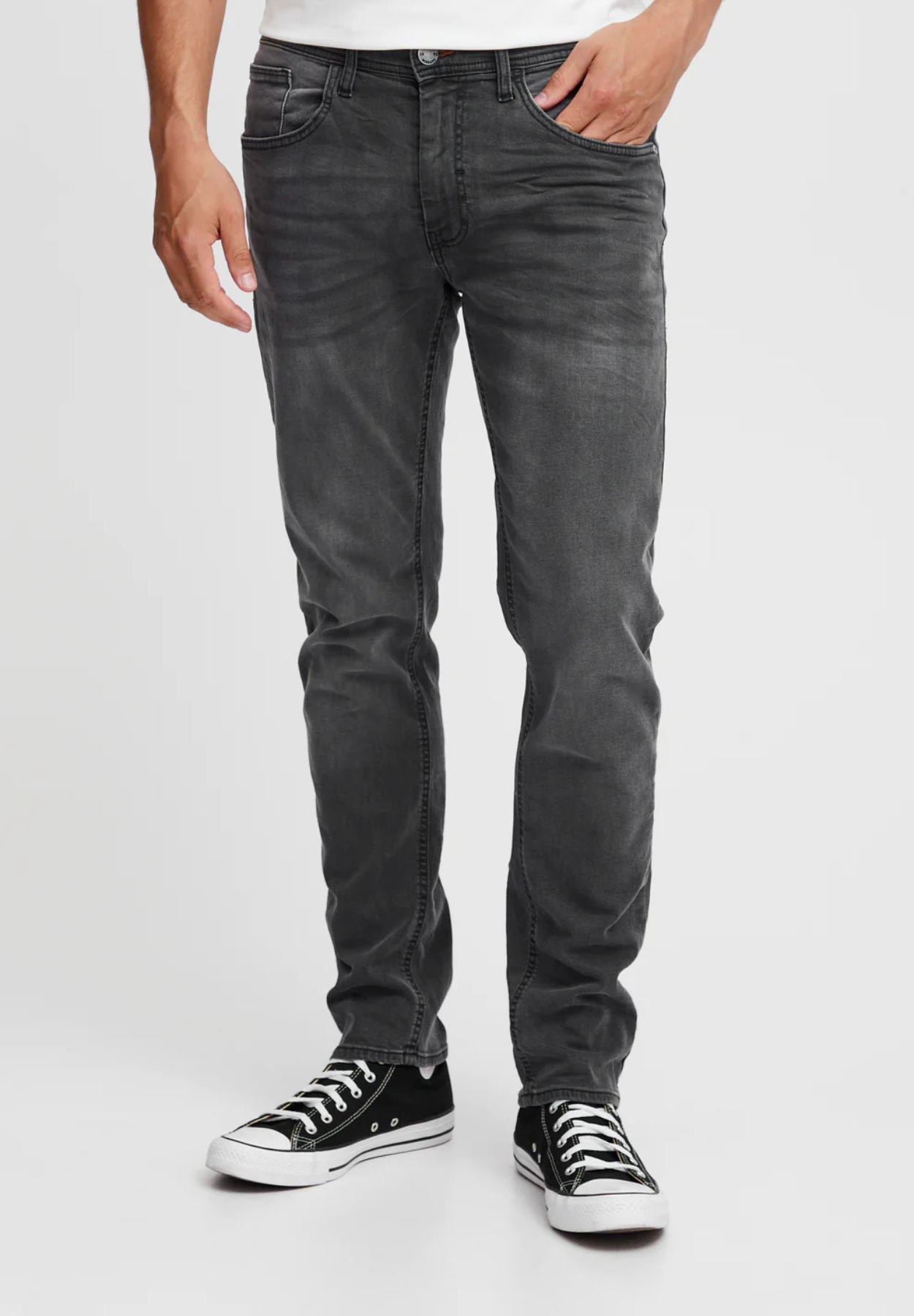 twister fit jeans - grau