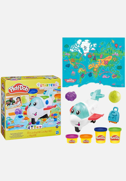 Knetmasse Flugzeug Starter-Set - mehrfarbig