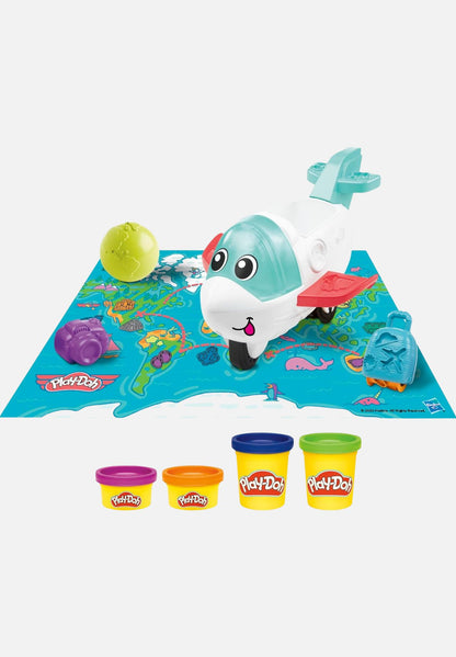 Knetmasse Flugzeug Starter-Set - mehrfarbig