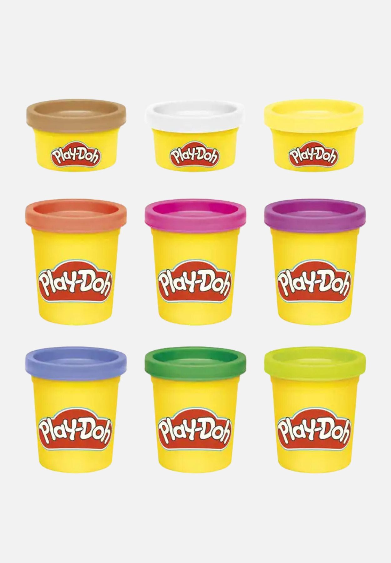 knete 9er packet - mehrfarbig